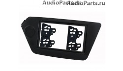 Рамка KIA Rio 11-17 2din (крепеж) Black royal glass